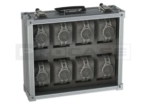 Алюминиевый кейс с прозрачной крышкой